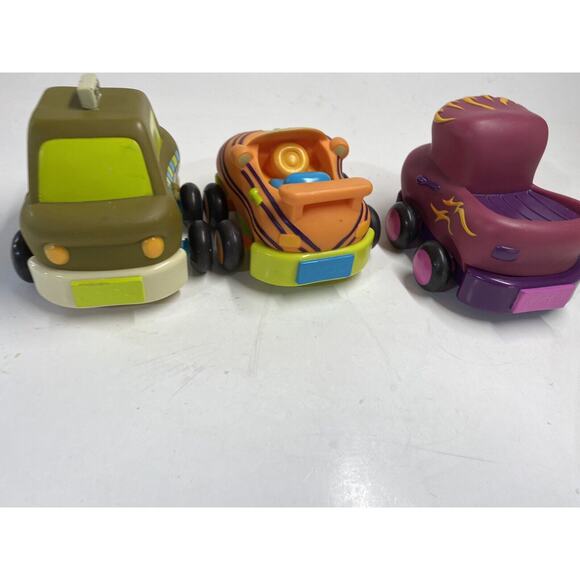 B. Toys by Battat Pull Back Toys Cars Rattles Lot of 3 - Picture 6 of 7